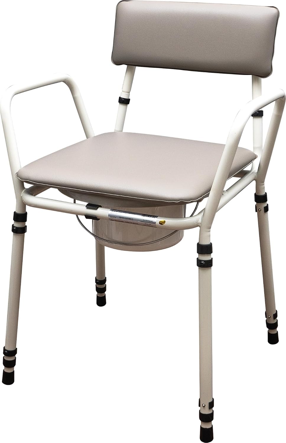 Aidapt Height Adjustable Stacking Commode Chair Flat Pack - VR161G