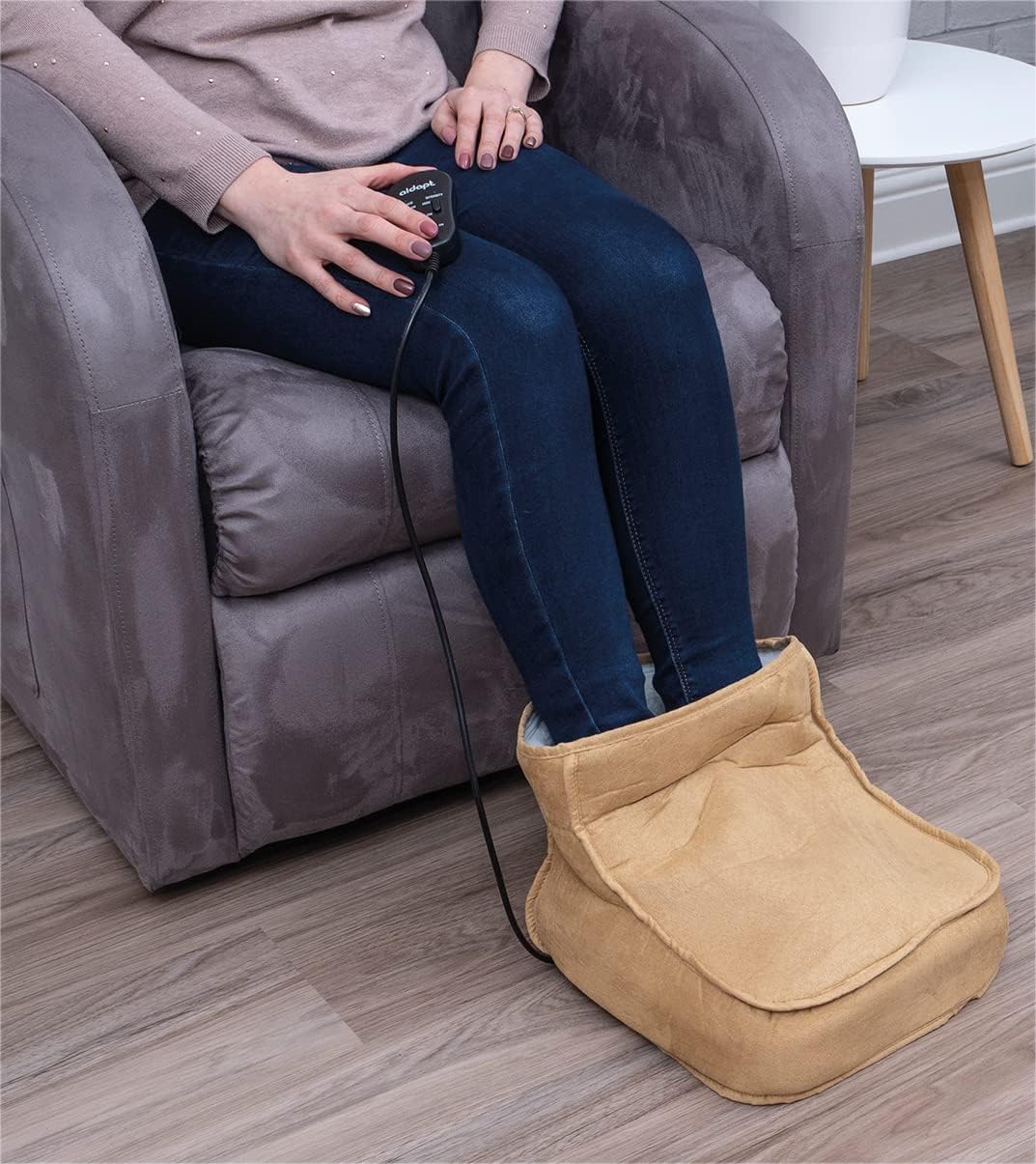 Aidapt Electric Dual Speed Soft Massaging Foot Boot with Heat
