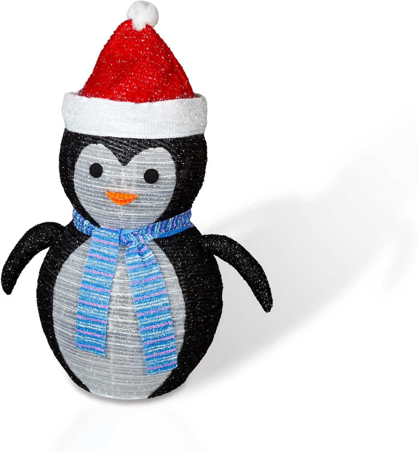 St Helens Home & Garden Xmas Haus 70cm Christmas Penguin with 45 LED Lights - GH9048