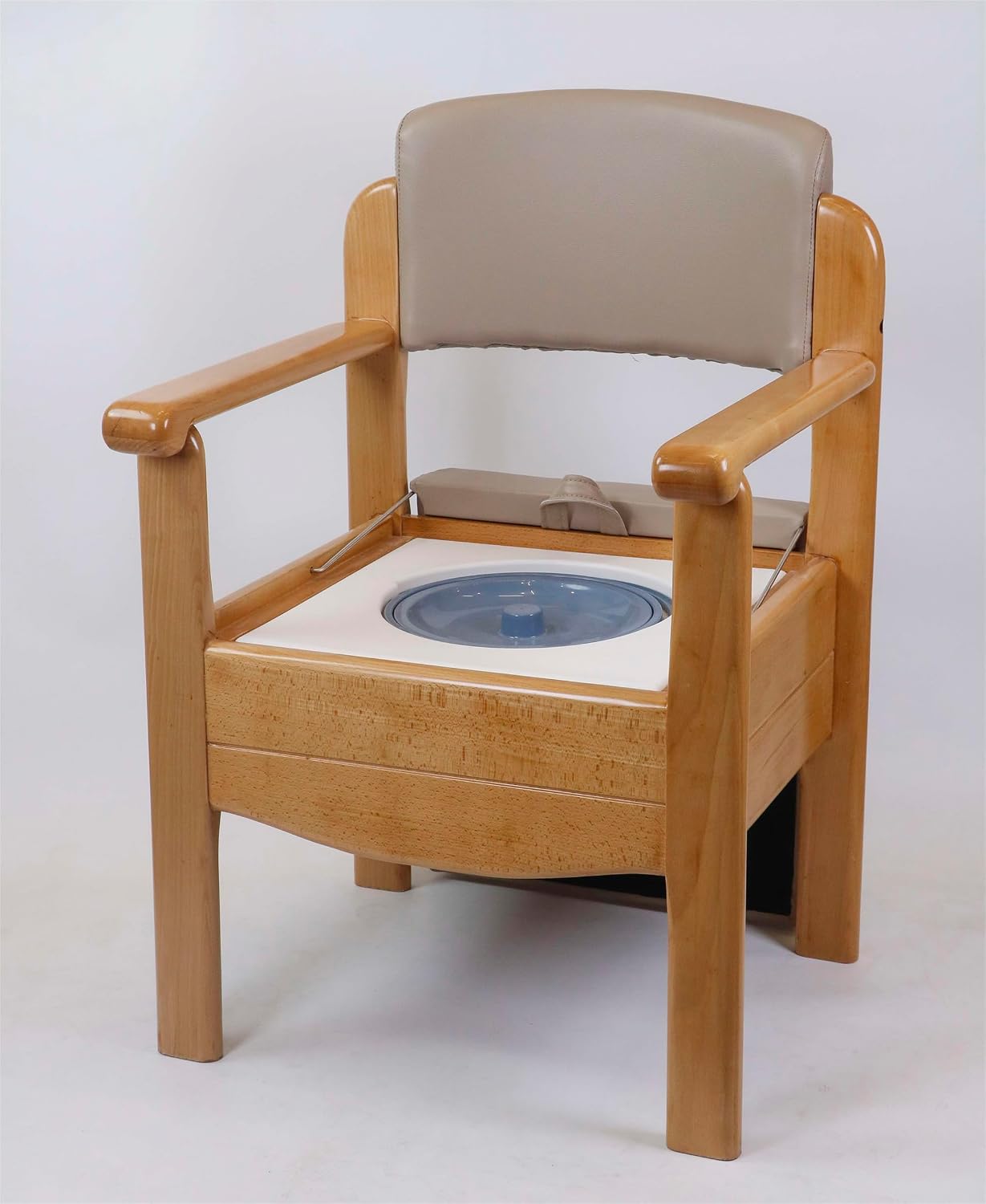 Luxury Wooden Commode Latte - VR253
