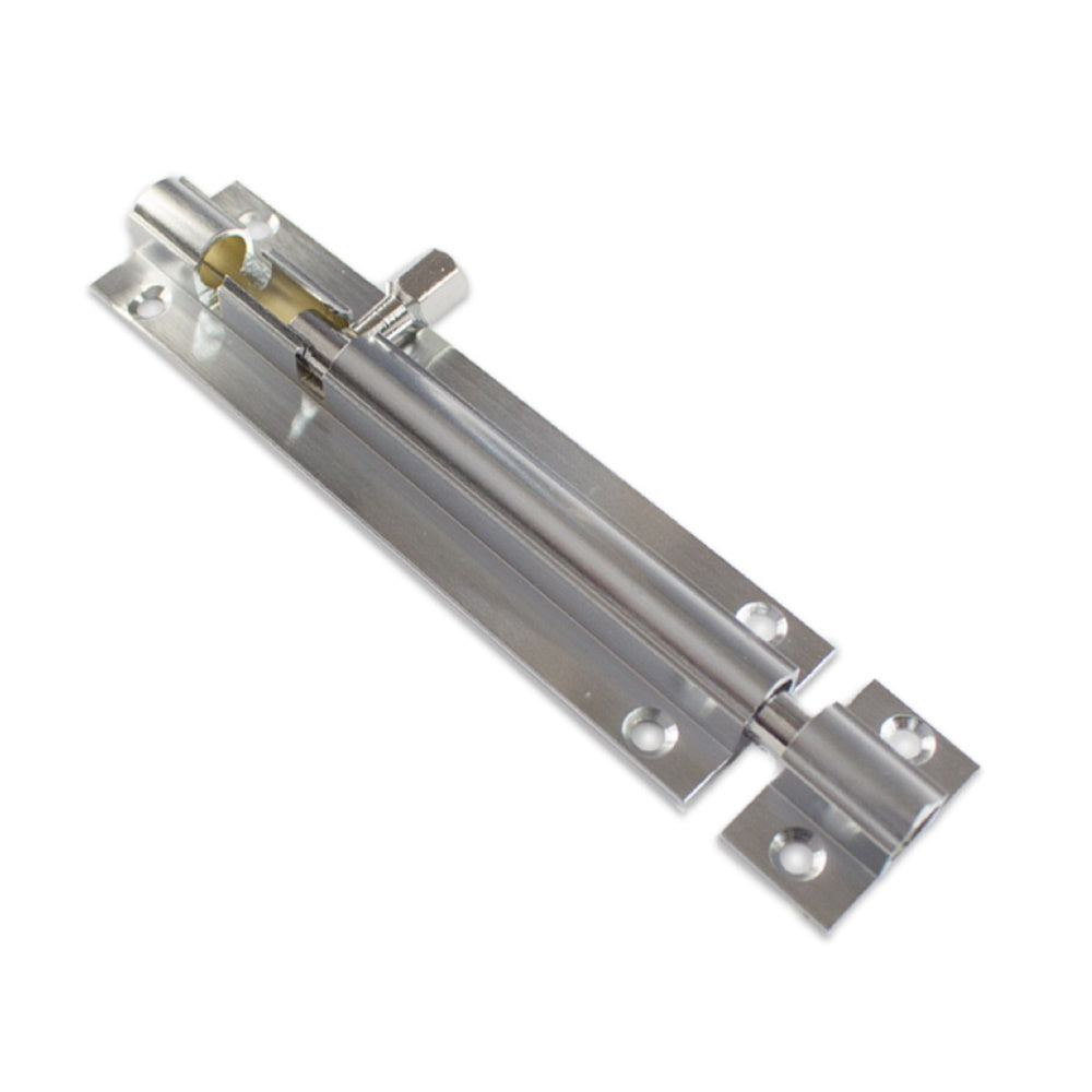 25mm Barrel Bolt Straight Satin Chrome