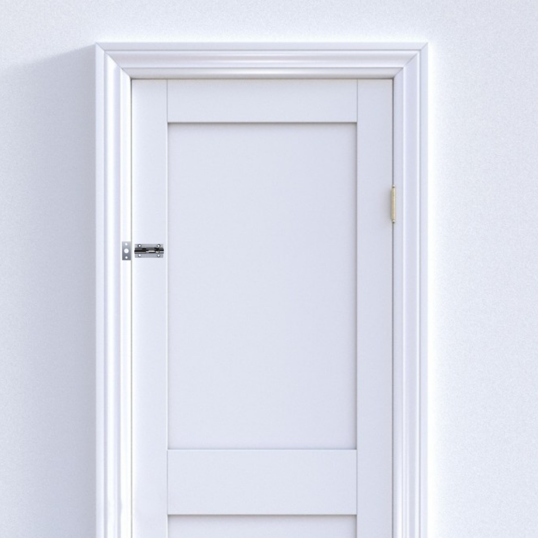 Vibe 25mm Barrel Bolt Necked Satin Chrome 50mm x 25mm