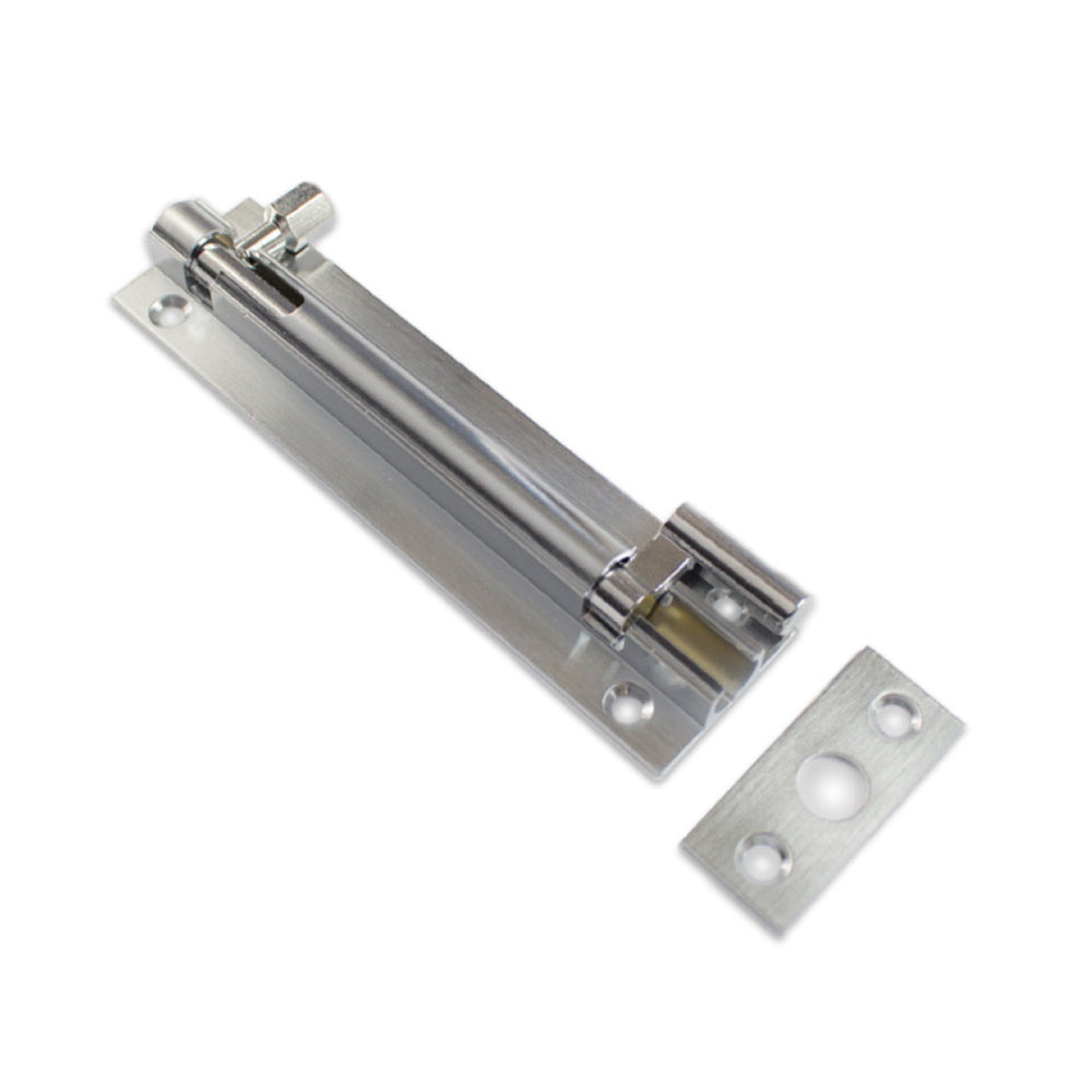 Vibe 25mm Barrel Bolt Necked Satin Chrome 50mm x 25mm