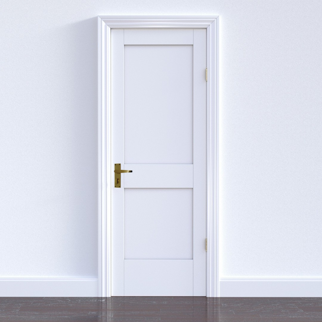 Vibe Victorian 150mm Straight Bathroom on Brass for Internal Doors