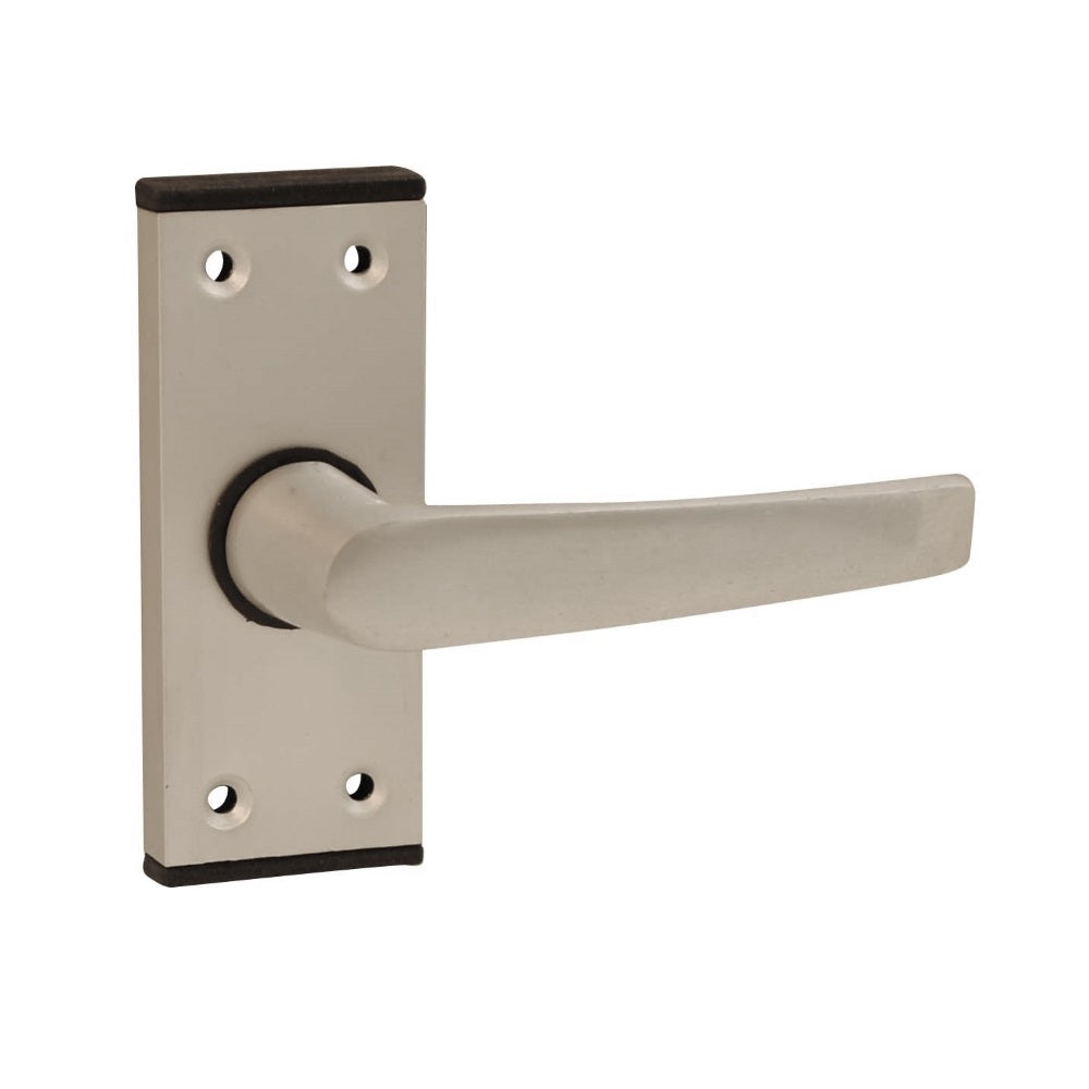 Vibe Seighford Lever Latch 100mm on Satin Anodised Aluminium for Internal Doors