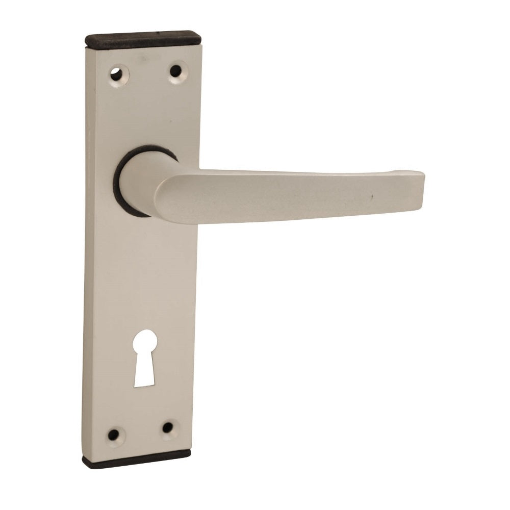 Vibe Seighford Lever Lock 150mm on Satin Anodised Aluminium for Internal Doors