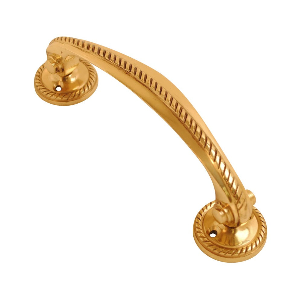 Vibe Georgian Bow Handle 175mm on Brass for Internal Doors