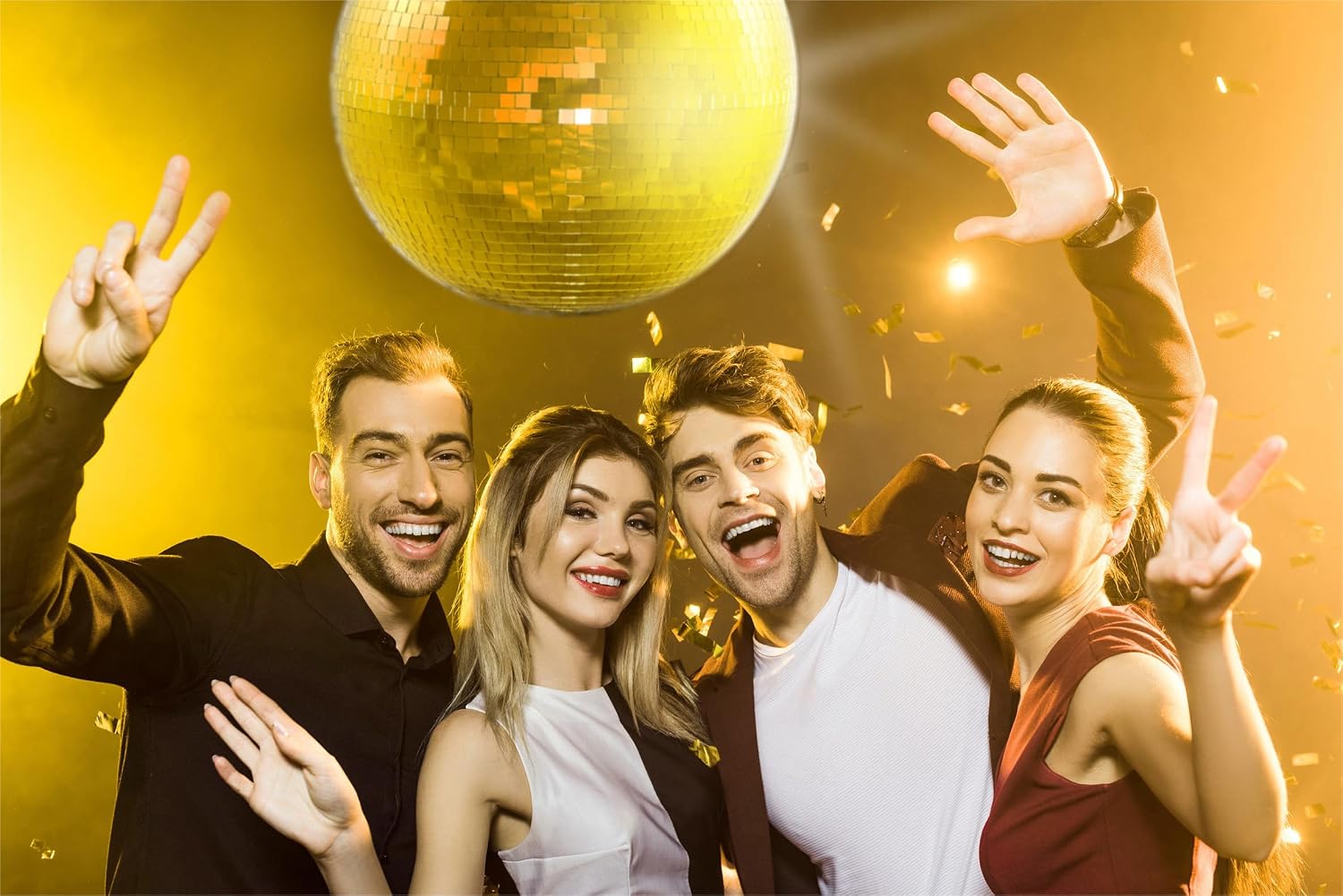 400mm Lightweight Mirror Ball Gold - G007GF