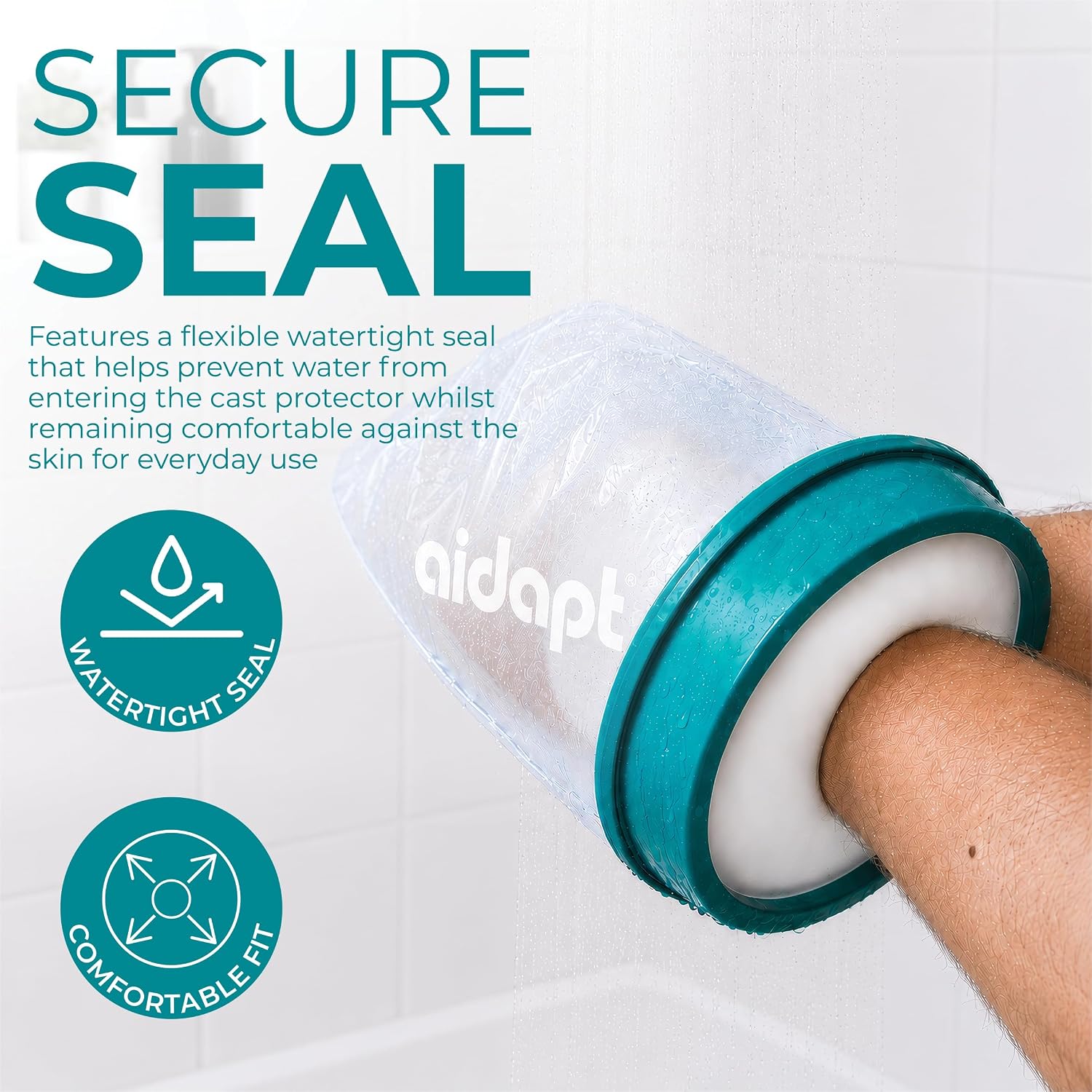 Aidapt Adult Waterproof Hand Protector for Casts & Dressings - VM200
