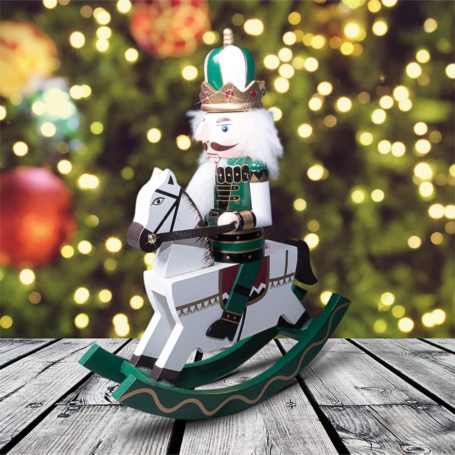 St Helens Home & Garden Nutcracker Horseman Christmas Decoration 30cm - GH979