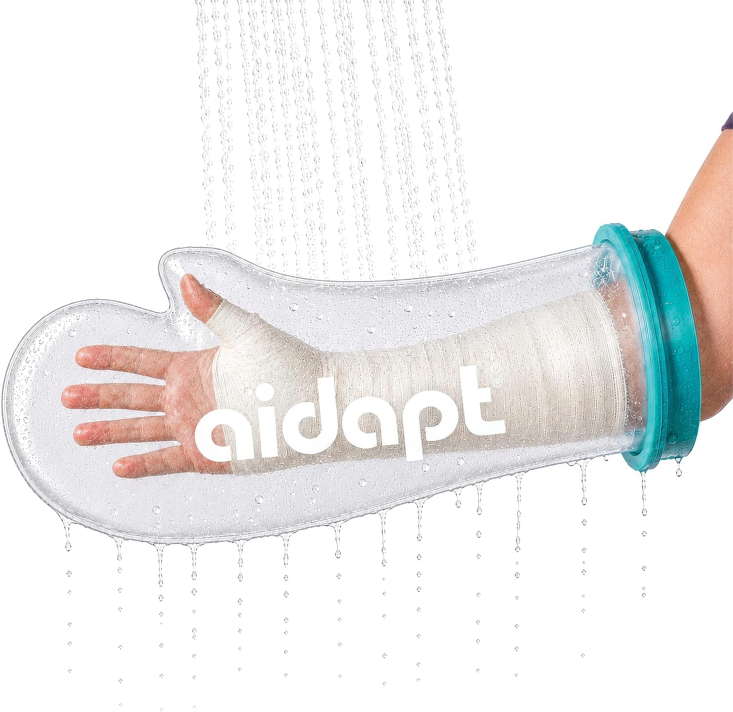 Aidapt Adult Waterproof Wide Short Arm Protector for Casts - VM200SW