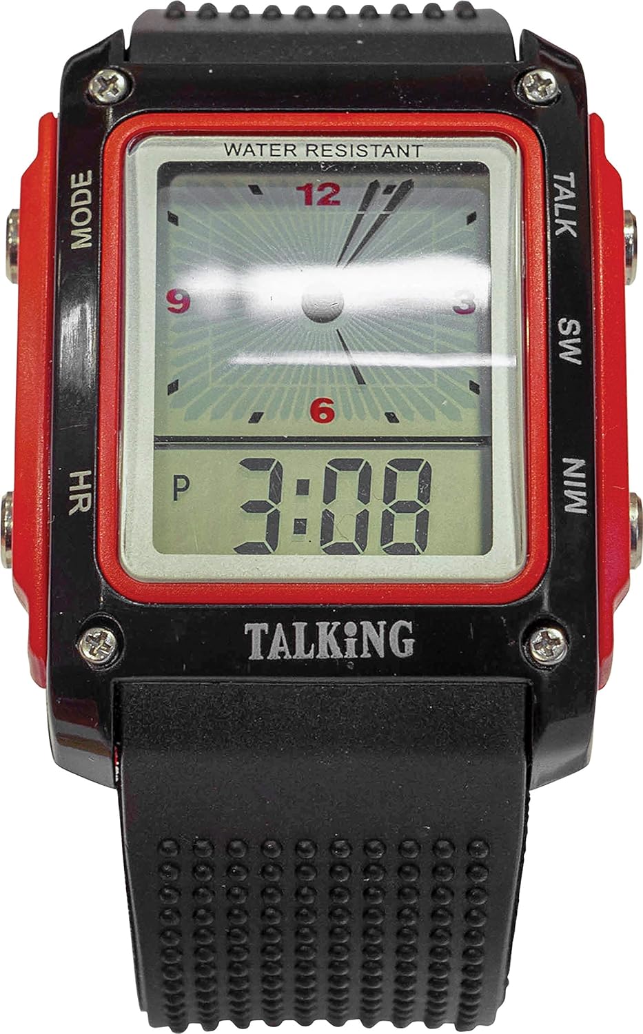 Aidapt Talking Dual Display Waterproof Watch With Alarm - VM302B
