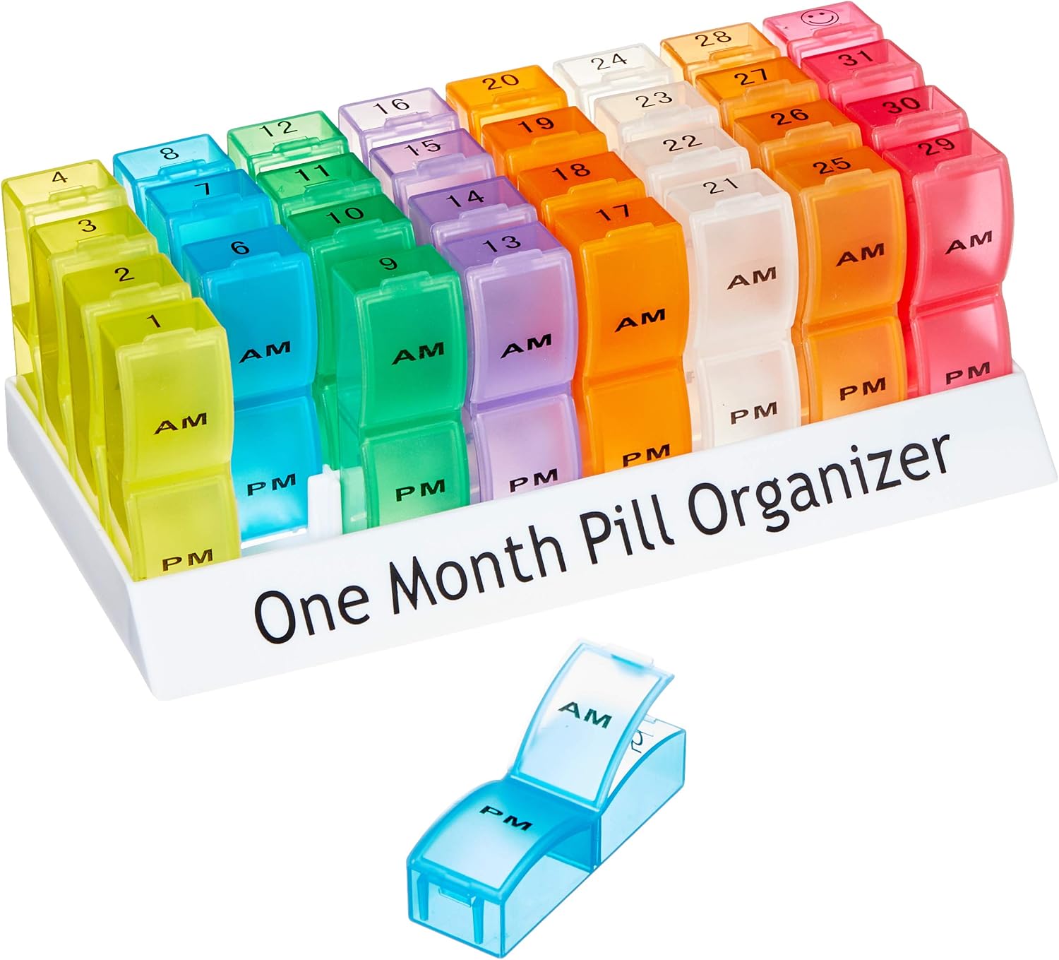 Colourful One Month Pill Organiser - VM931AC