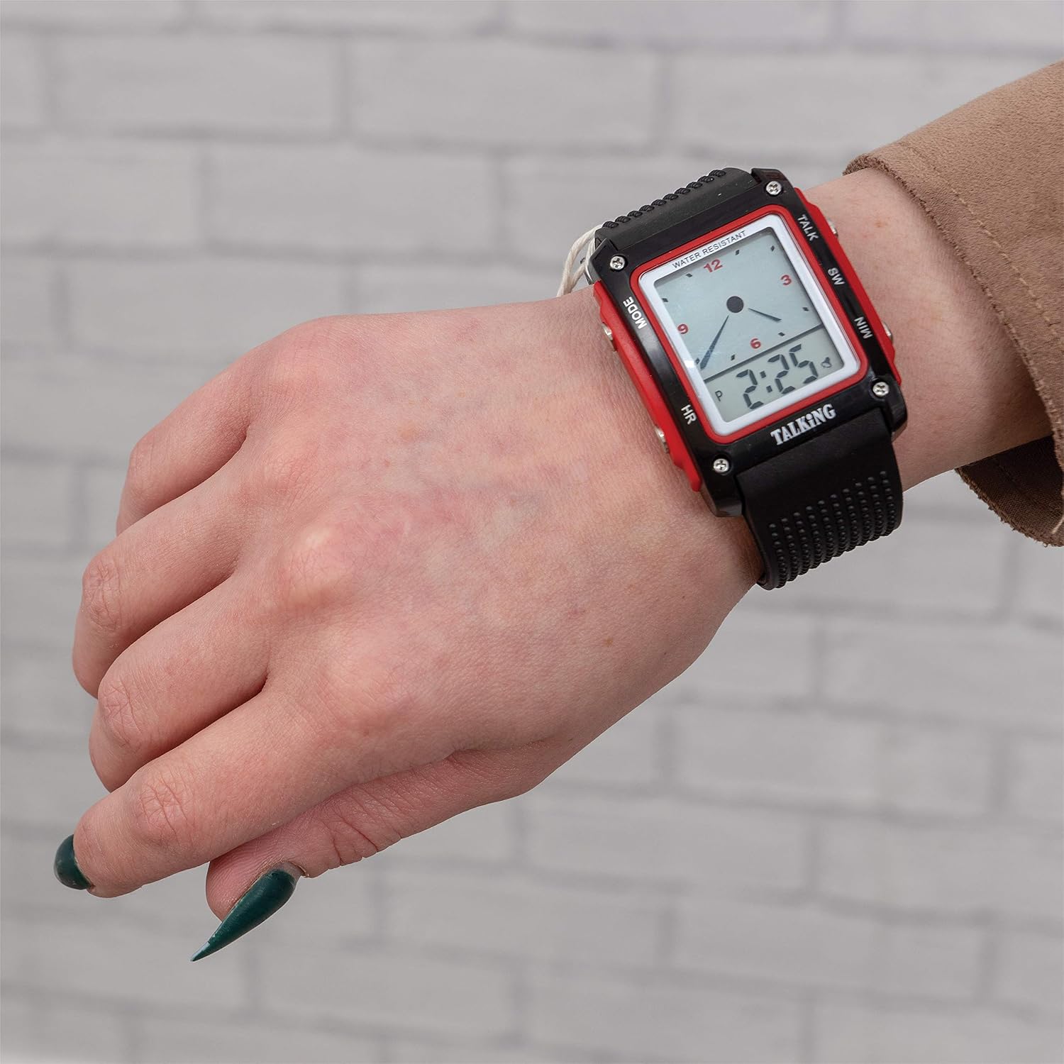 Aidapt Talking Dual Display Waterproof Watch With Alarm - VM302B
