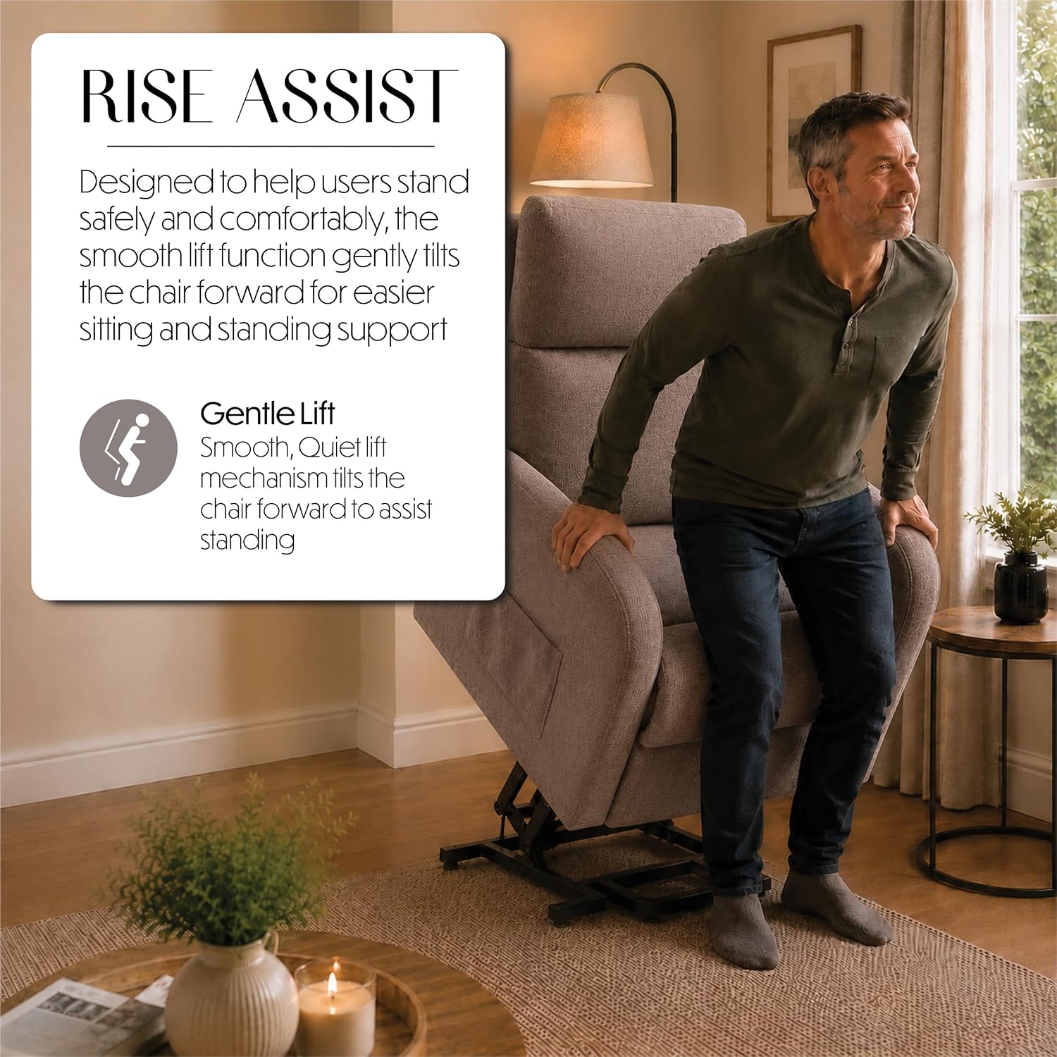 Cansfield Rise and Recliner Chair