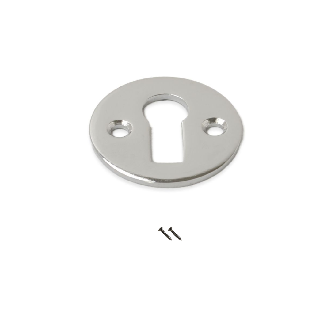 Victorian Escutcheon Open Chrome 32mm