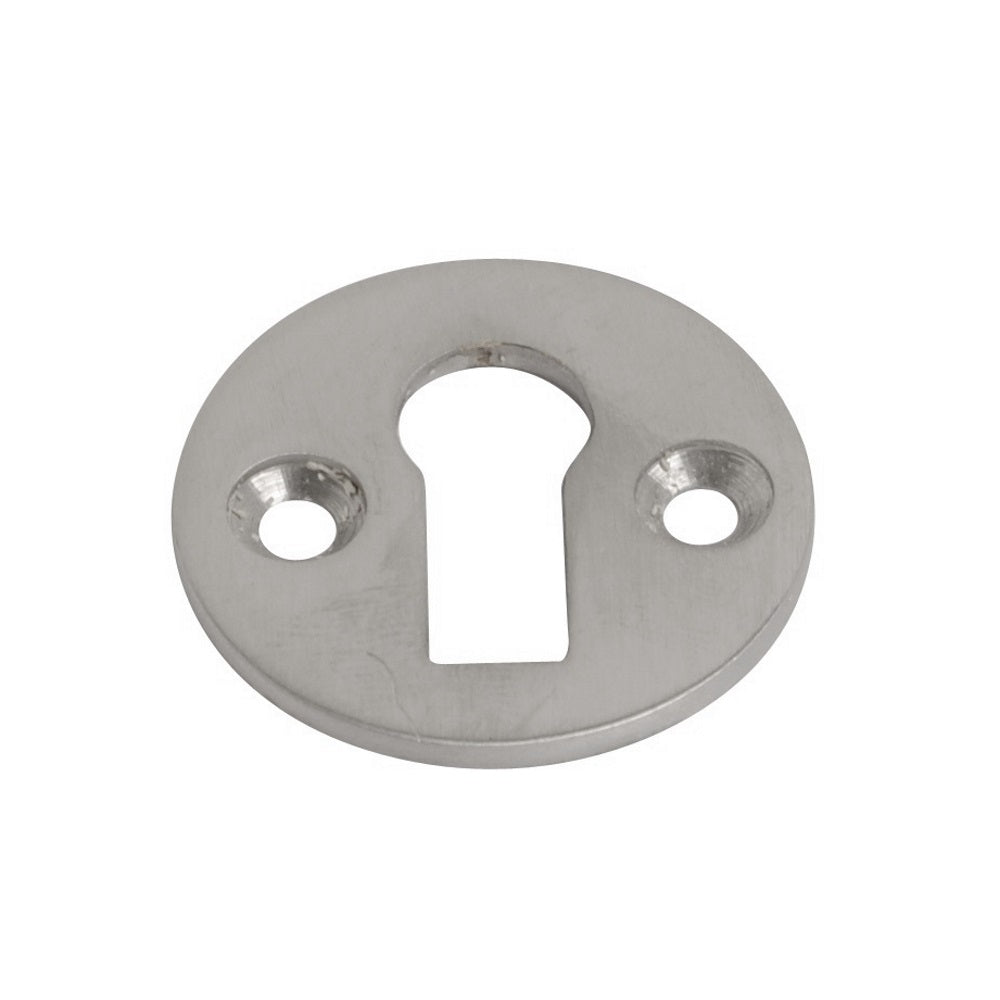 Victorian Escutcheon Open Satin Chrome 32mm