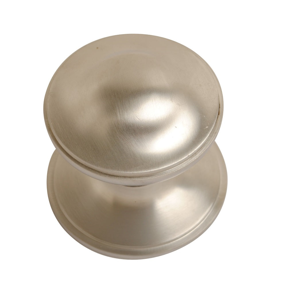 Vibe Centre Door Knob 63mm on Satin Chrome for Internal Doors
