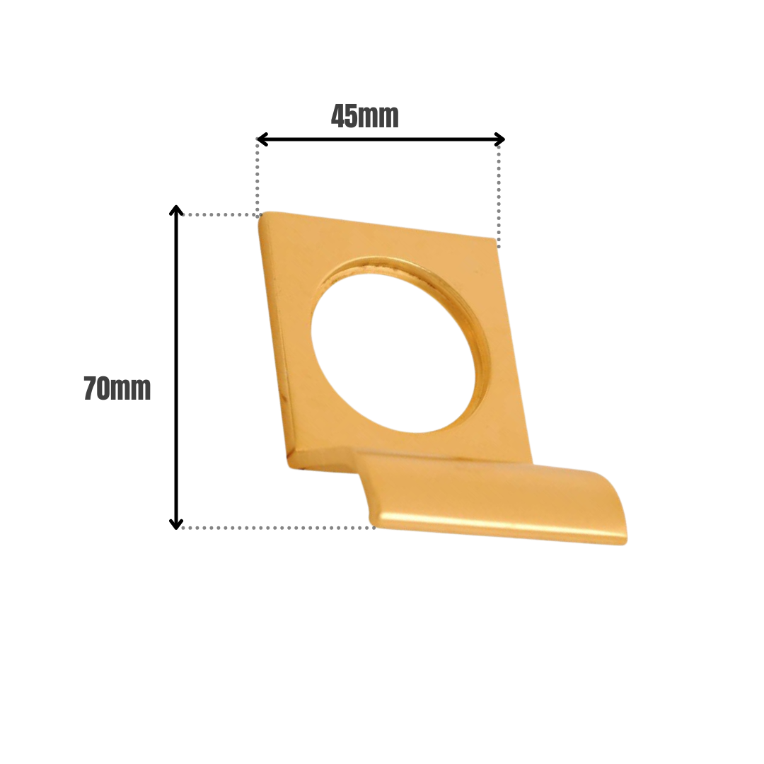 Vibe Cylinder Pull Square on BGA with Curved Finger Grip for Cylinder Locks