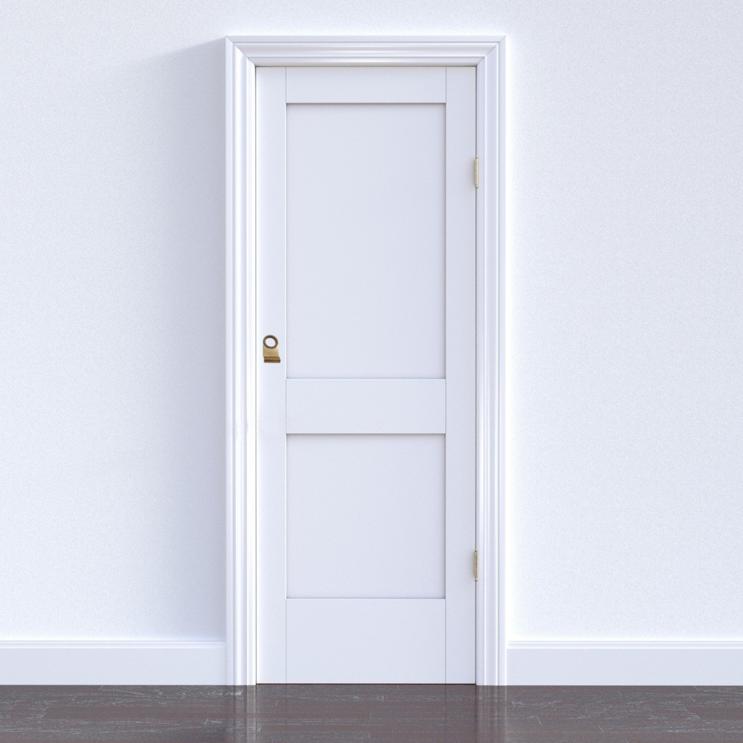 Vibe Georgian Cylinder Pull on Brass with Curved Finger Grip for Cylinder Locks