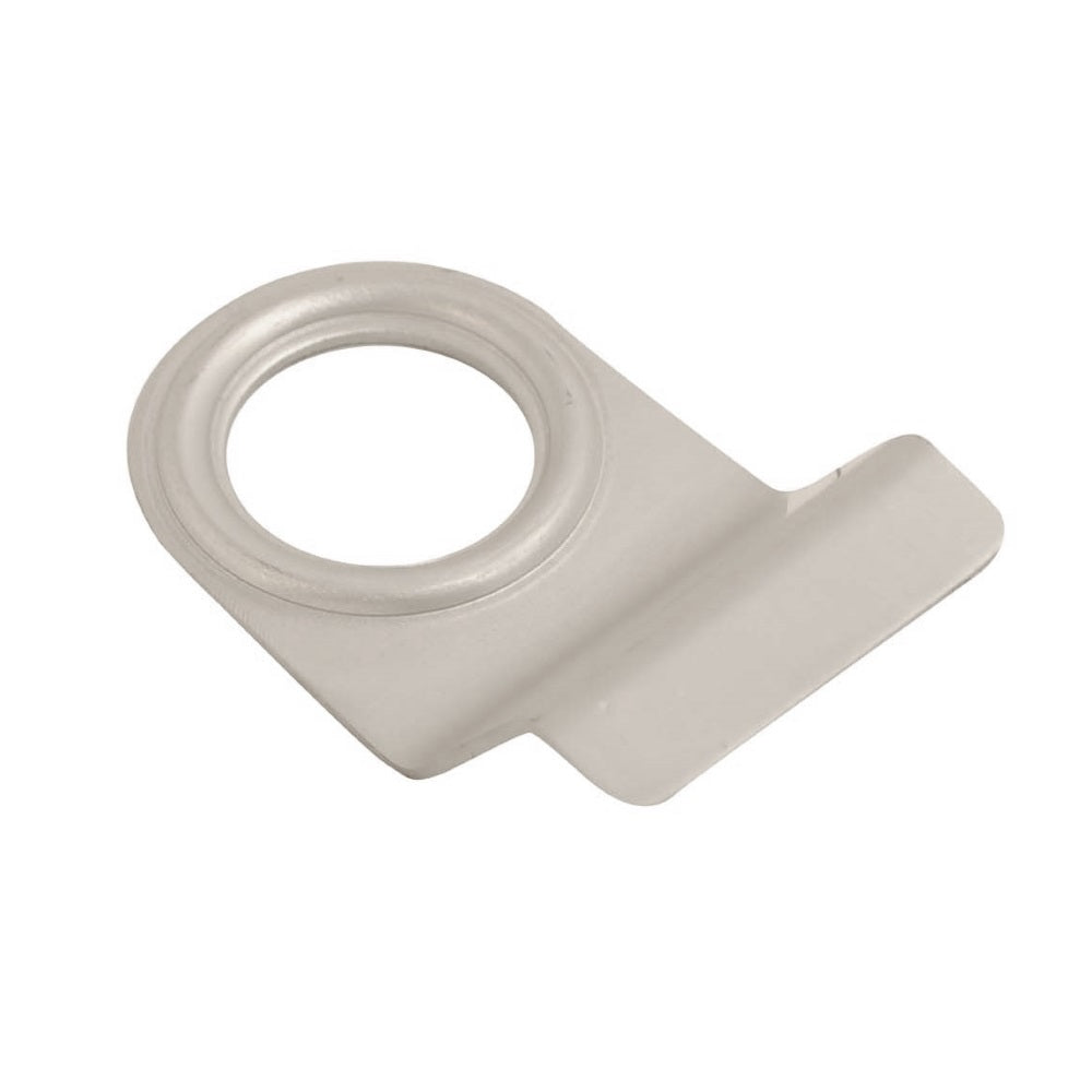 Vibe Cylinder Pull Rounded on Satin Anodised Aluminium with Curved Finger Grip for Cylinder Locks