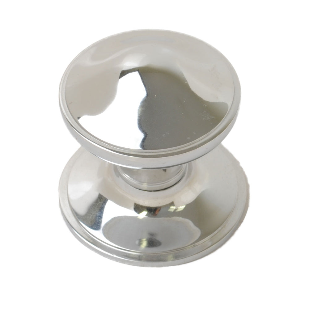 Vibe Centre Door Knob 63mm on Chrome for Internal Doors
