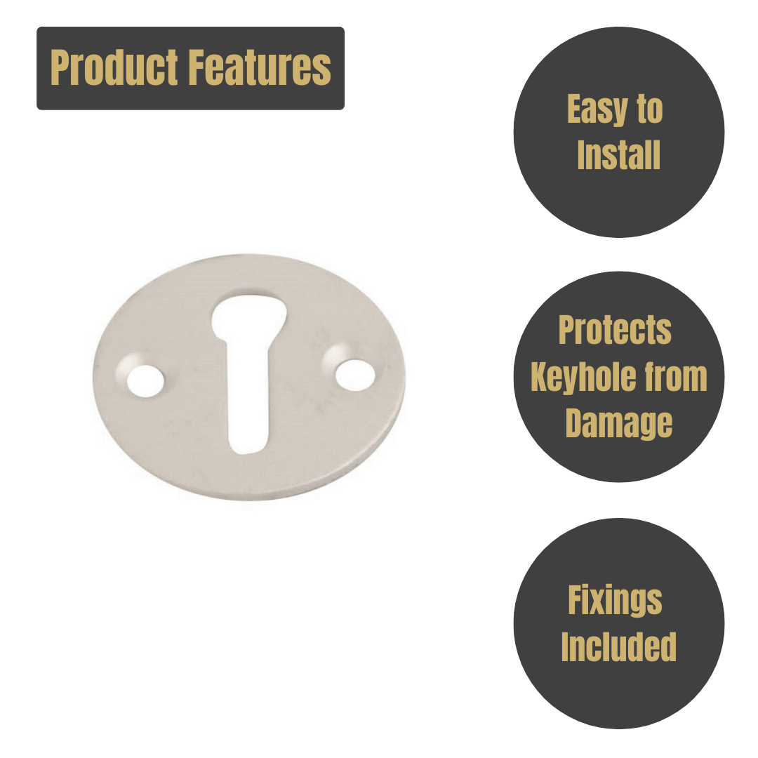 Vibe Small Escutcheon Open SAA 32mm