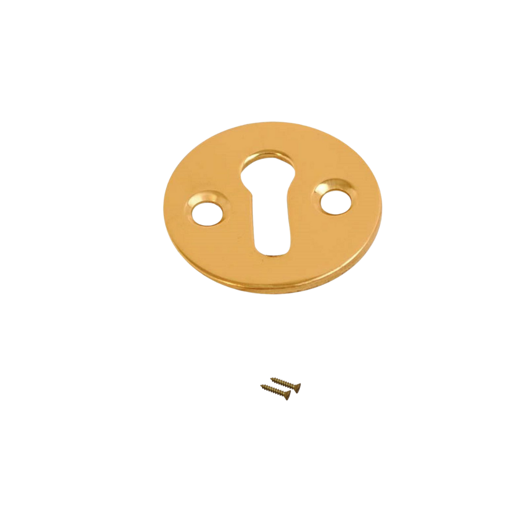 Victorian Escutcheon Open Brass 32mm