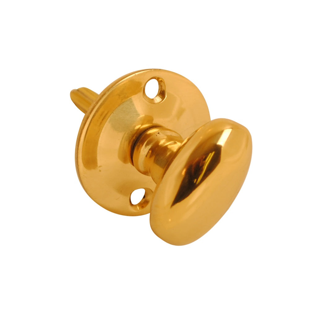 Oval Thumb Turn for Security Bolt Brass