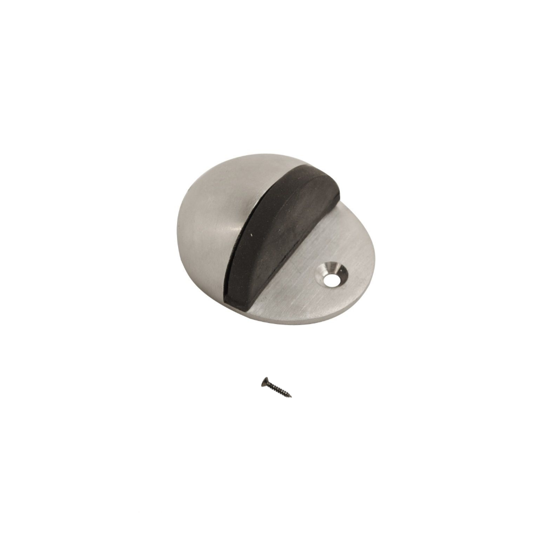 Vibe Hooded Door Stop Satin Chrome 38mm