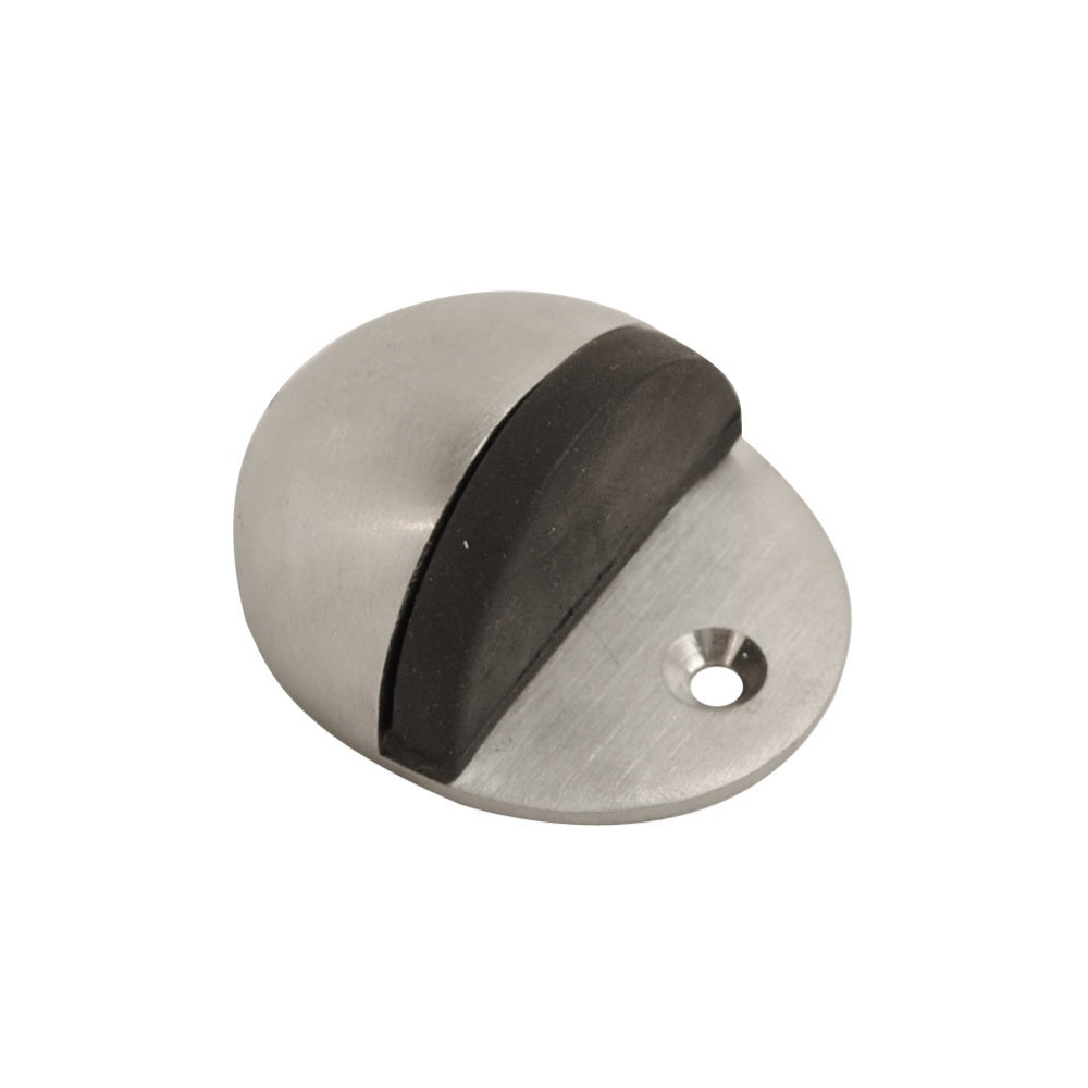 Vibe Hooded Door Stop Satin Chrome 38mm