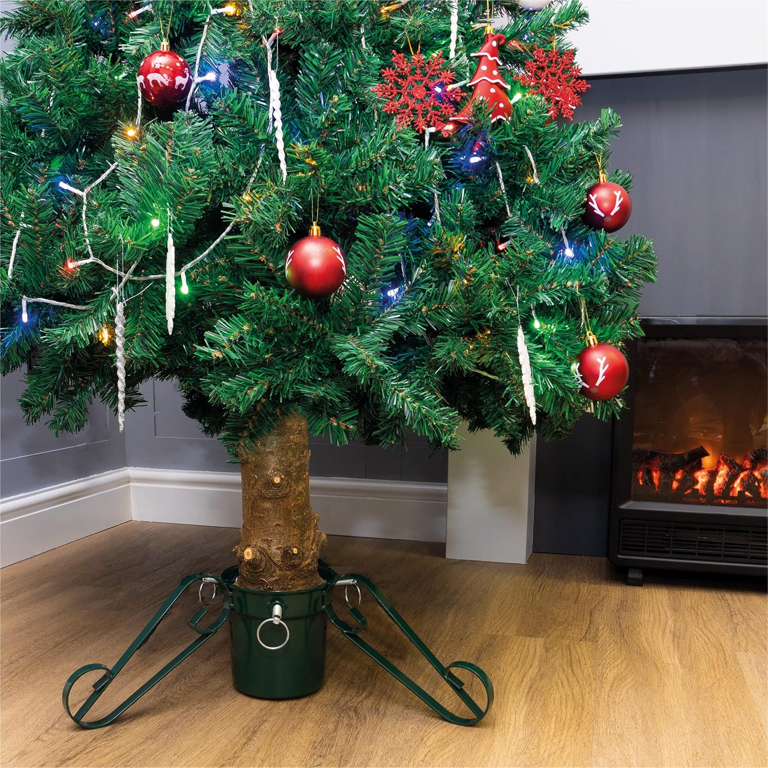 St Helens Home & Garden Traditional Christmas Tree Stand with Water Tank - GH997