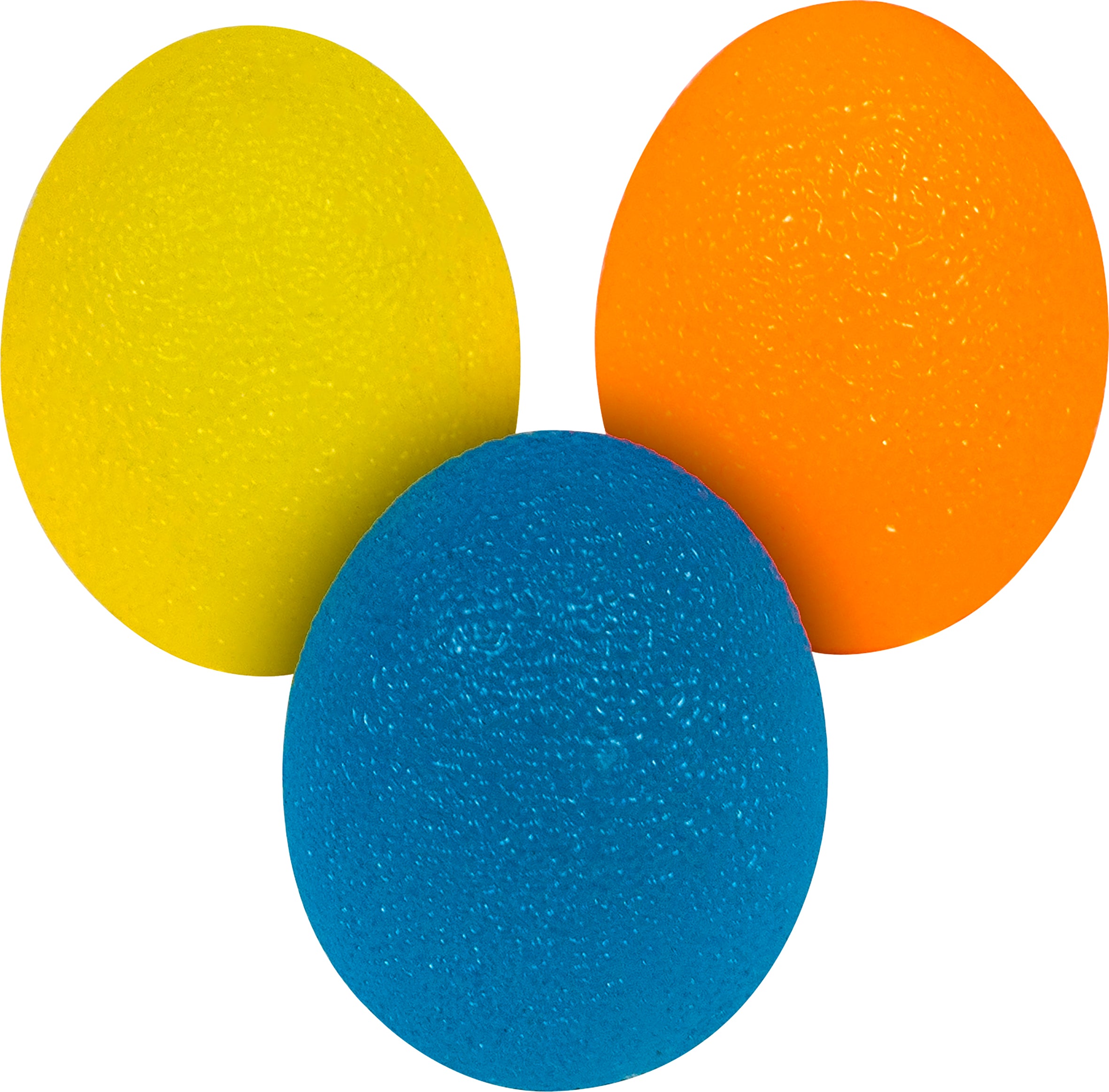 Hand Exercise Stress Relief Balls Oval Shape Pack of 3 - VM708E