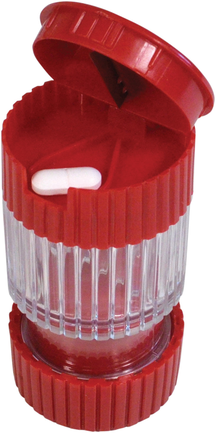3-in-1 Pill Crusher and Cutter with Storage - VM927AB