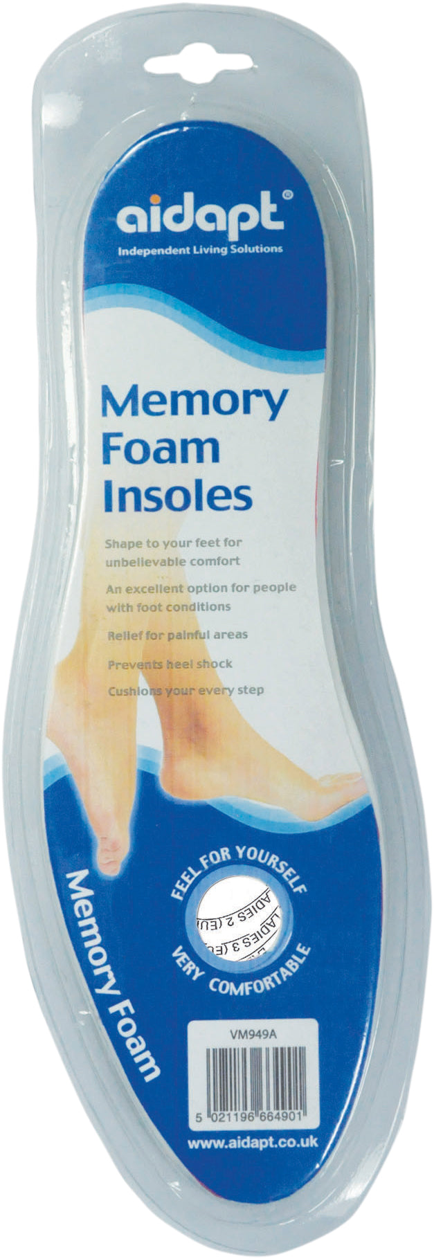 Memory Foam Insoles - VM949A