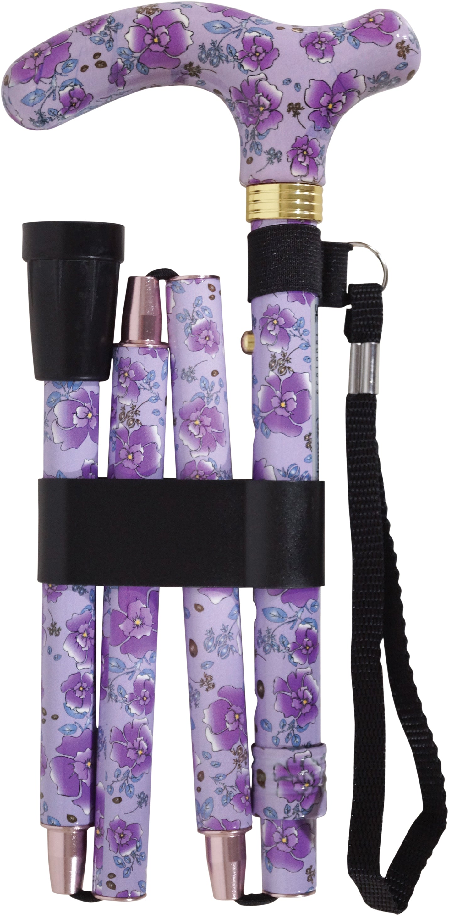 Deluxe Folding Walking Cane - VP155TKF