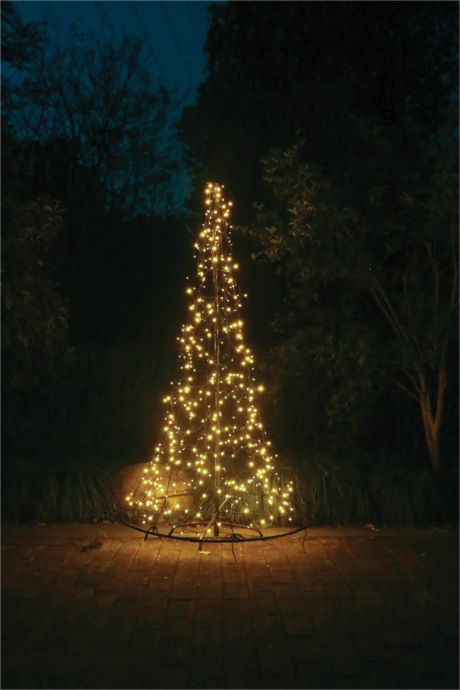 Xmas Haus Pre Lit Christmas Tree with Warm White LEDs, Twinkle, Timer PSU