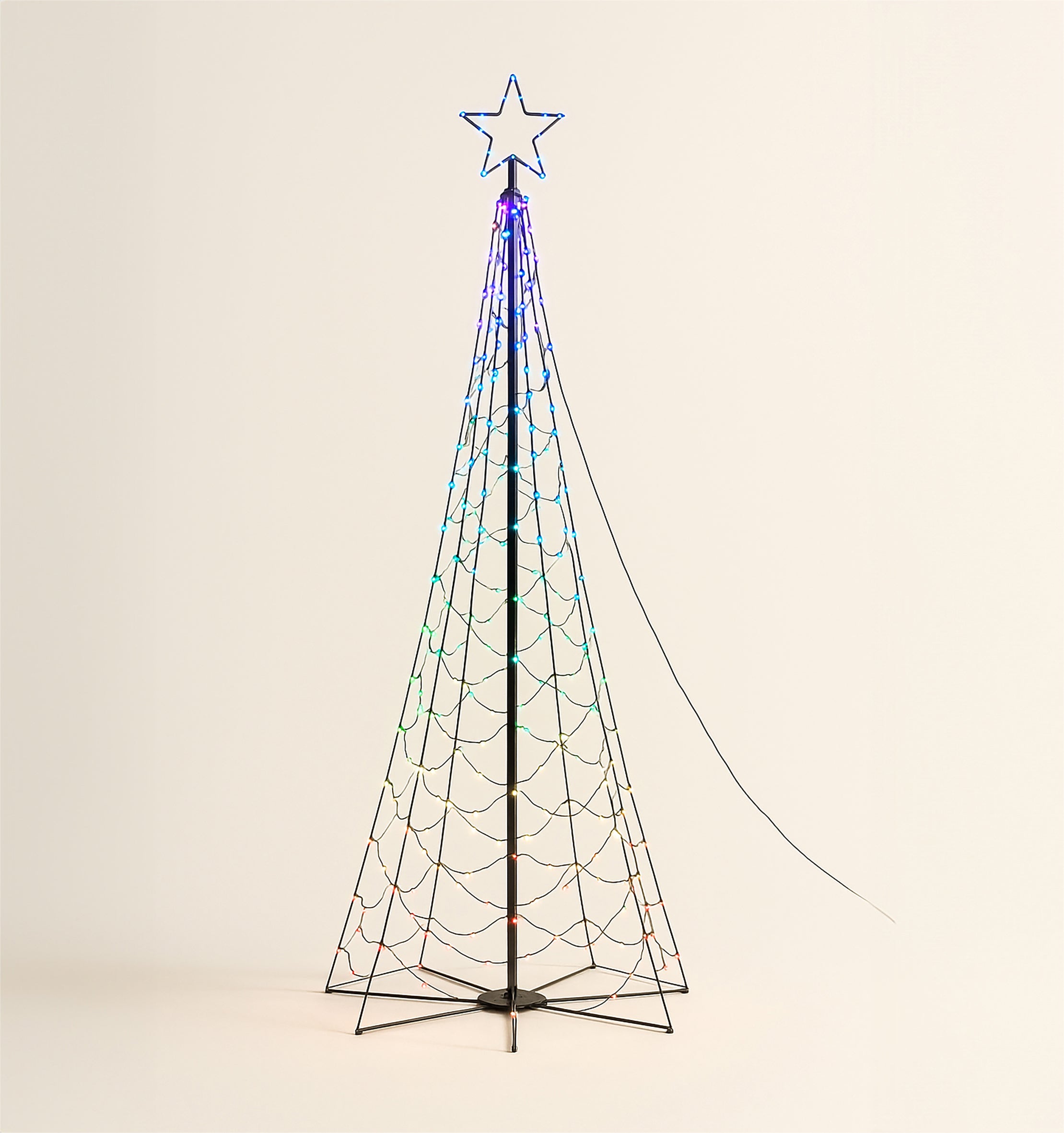 Xmas Haus All Surface Flagpole Tree RGB APP Control or Handheld Remote 2.4m