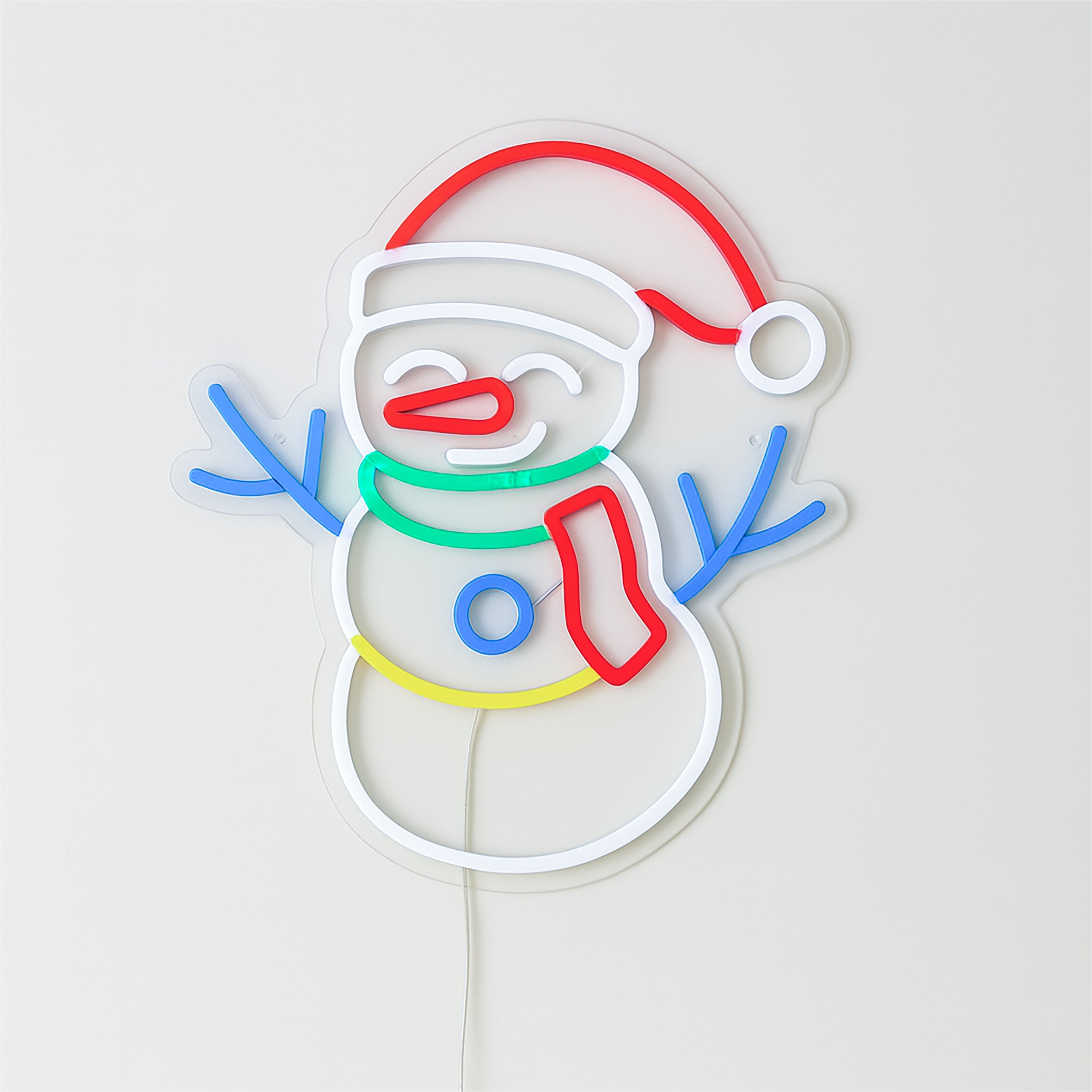 Xmas Haus Silhouette Neon Light USB LED Christmas Decoration