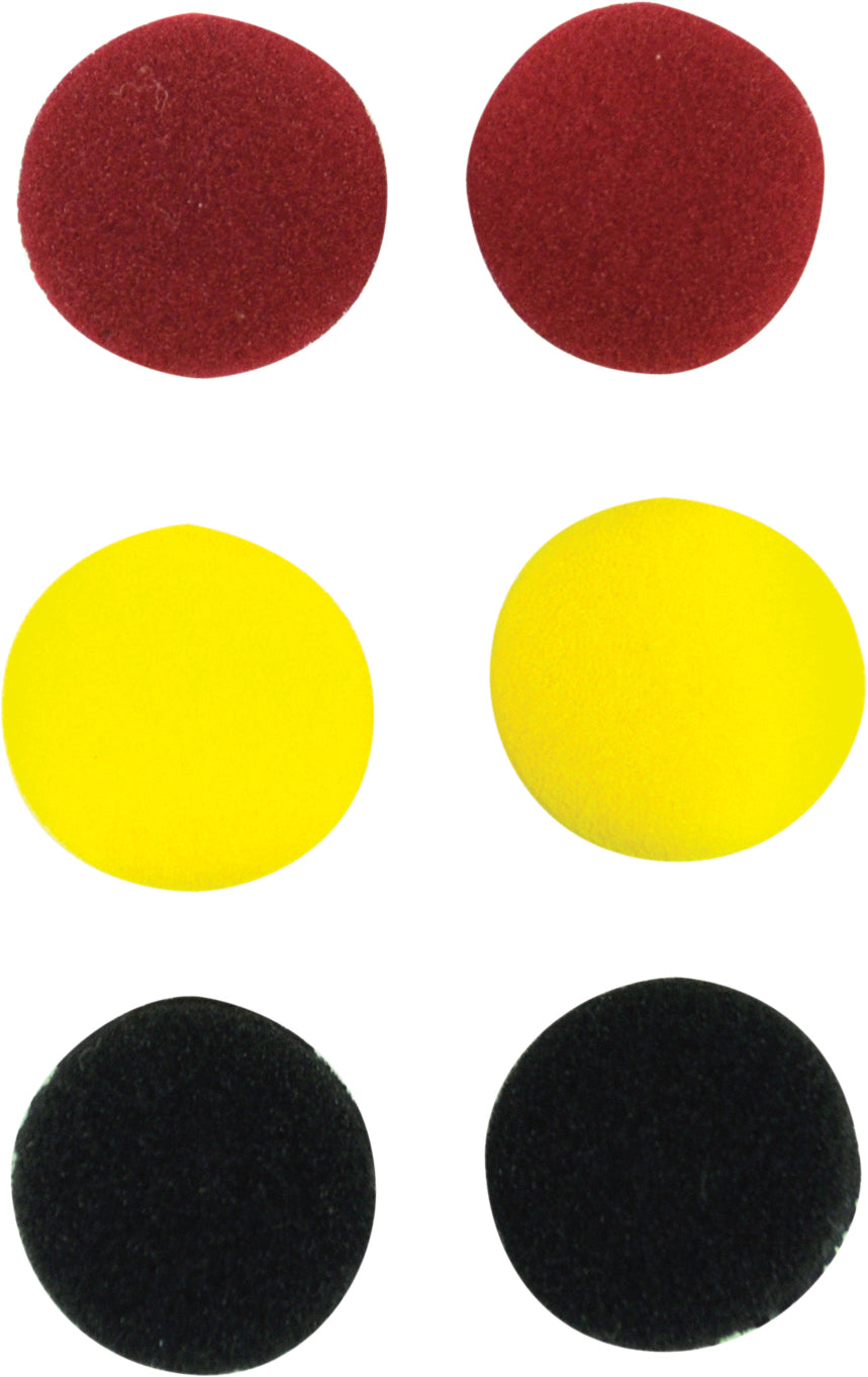 Coloured Replacement Earphone Pads x 3 Pairs