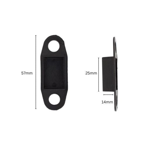 Dust Box for Tubular Latch Black