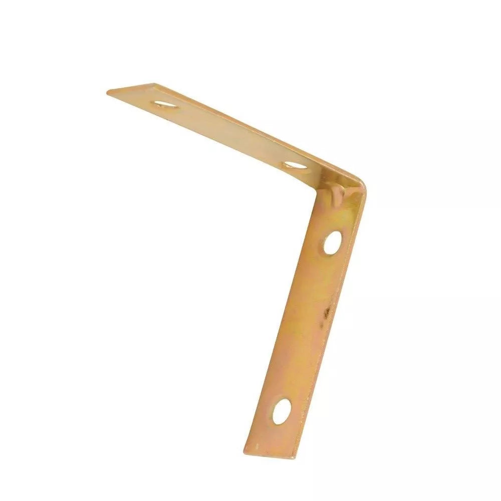 Corner Brace Mending Bracket Zinc Yel 90 deg Right Angle L Shape Support Joint