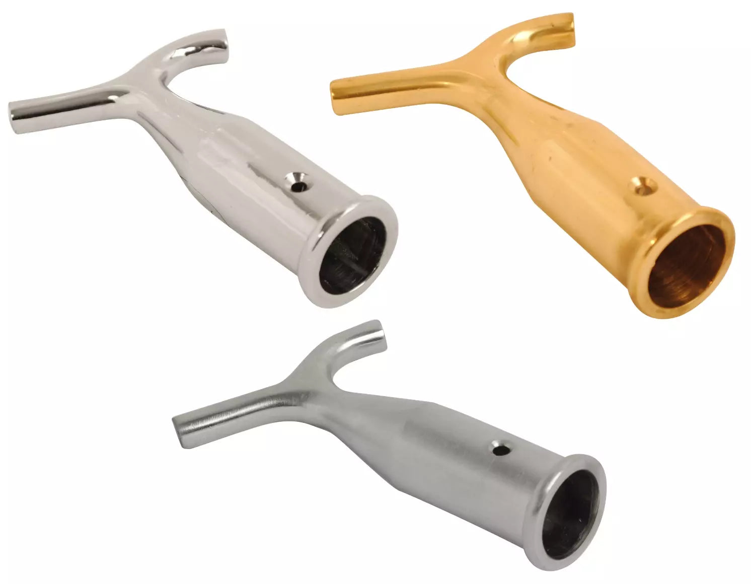 Sash Window Pole Hook Fan Sky Light Loft Hatch Attic Boat Blinds Chrome or Brass