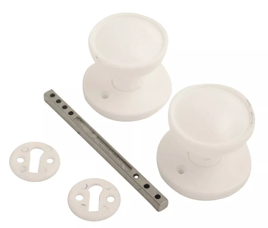 Vibe Rim/Mortice Door Knobs Brass/Chrome/ Satin/ Plastic Sets
