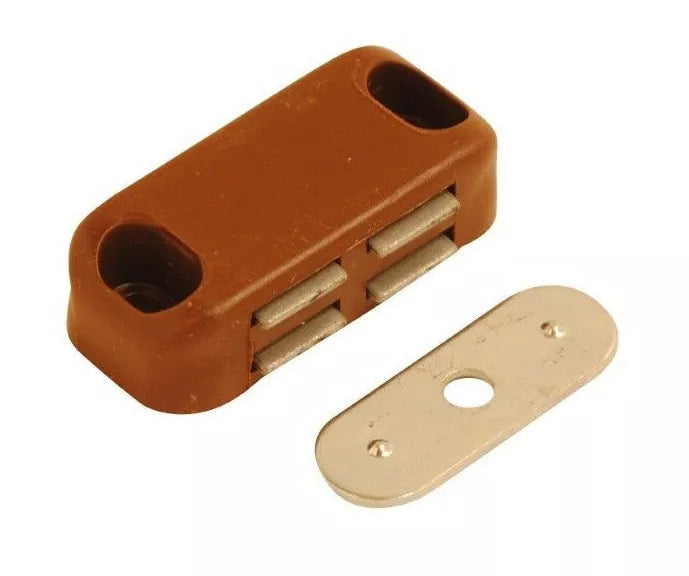 Magnetic Brown Catches Cupboard Door Catches Strong Mag Catch Mini Heavy