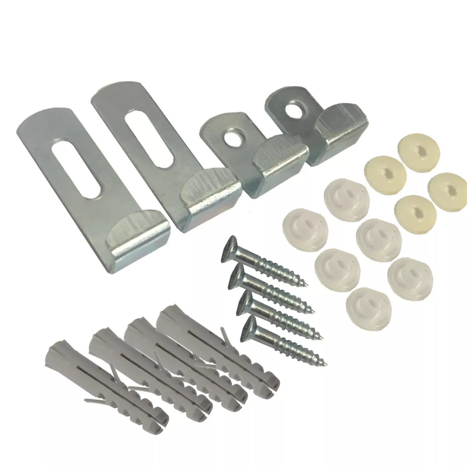 Mirror Clips, And Fixings Set Of 4 Fort Fasteners