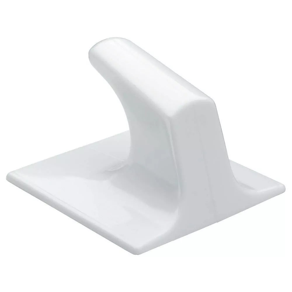 Self Adhesive Hooks Large Square 50mm x 50mm White Fort Fasteners