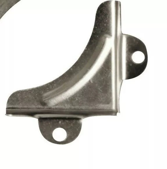 Nickel Plated Mirror Corner Bracket 32mm x 32mm x 6mm