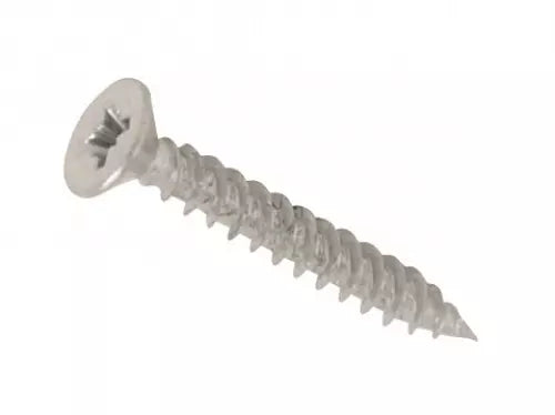 Countersunk Twin Thread Pozi Bright Zinc Plated Wood Screws No.4x1/2