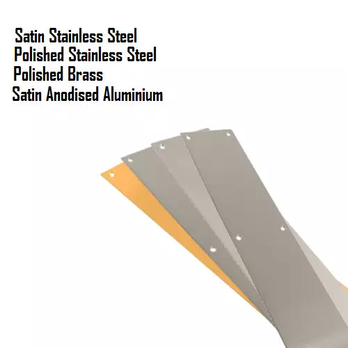 Kickplate/Door Kick Plates Various Sizes Available Various Finishes Kicking